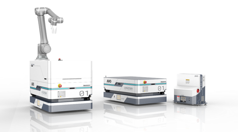 ror体育數位開發的自主式移動機器人（AMR250M），搭配全向輪並結合AI演算法、2D LiDAR、3D攝影機等技術，協助客戶實現產線全自動化